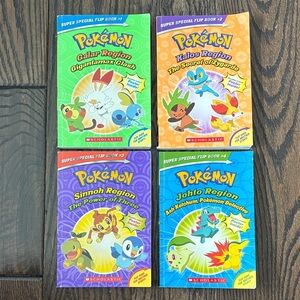 Scholastic Pokémon Flip Book Collection - Vibrant Covers